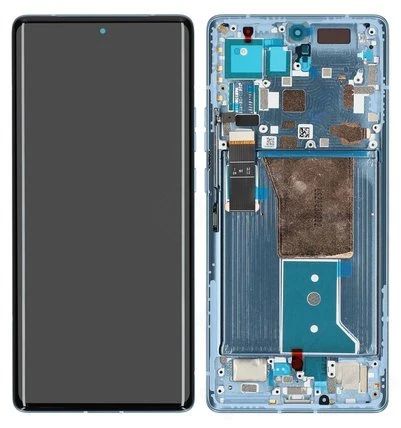 Motorola Edge 40 Pro Display mit Touchscreen blau