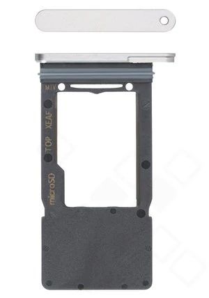 Samsung Galaxy Tab S9 FE SD Speicher Karten Halter (Halterung) silber