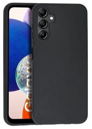 Silikon / TPU Hülle Samsung A146 Galaxy A14 5G in candy schwarz - Schutzhülle