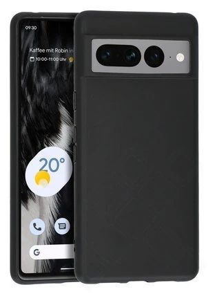 Silikon / TPU Hülle Google Pixel 7 in candy schwarz - Schutzhülle