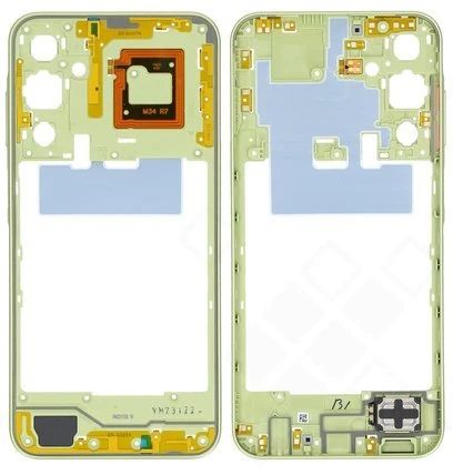 Samsung A256B Galaxy A25 5G Mittel Gehäuse (Rahmen) gelb