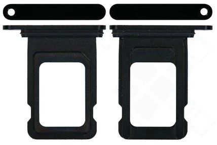 Apple iPhone 14 Pro / Max Sim / SD Karten Halter (Halterung) schwarz