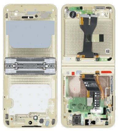 Samsung Galaxy Z Flip6 Display Rahmen (Gehäuse) gelb