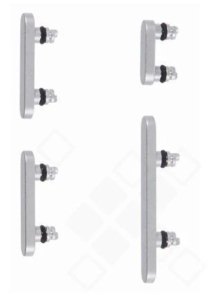 Apple iPhone 16 Seiten Tasten Set weiss