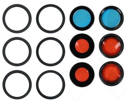 Apple iPhone 16 Pro / Plus Kamerascheibe (Glas) + Blende schwarz