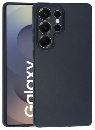 Silikon / TPU Hülle Samsung Galaxy S25 Ultra in candy schwarz - Schutzhülle