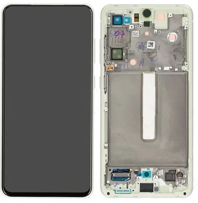 Samsung G990 Galaxy S21 FE Display mit Touchscreen olive