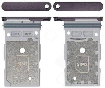 Samsung Galaxy S24 / Plus Sim Karten Halter (Halterung) schwarz