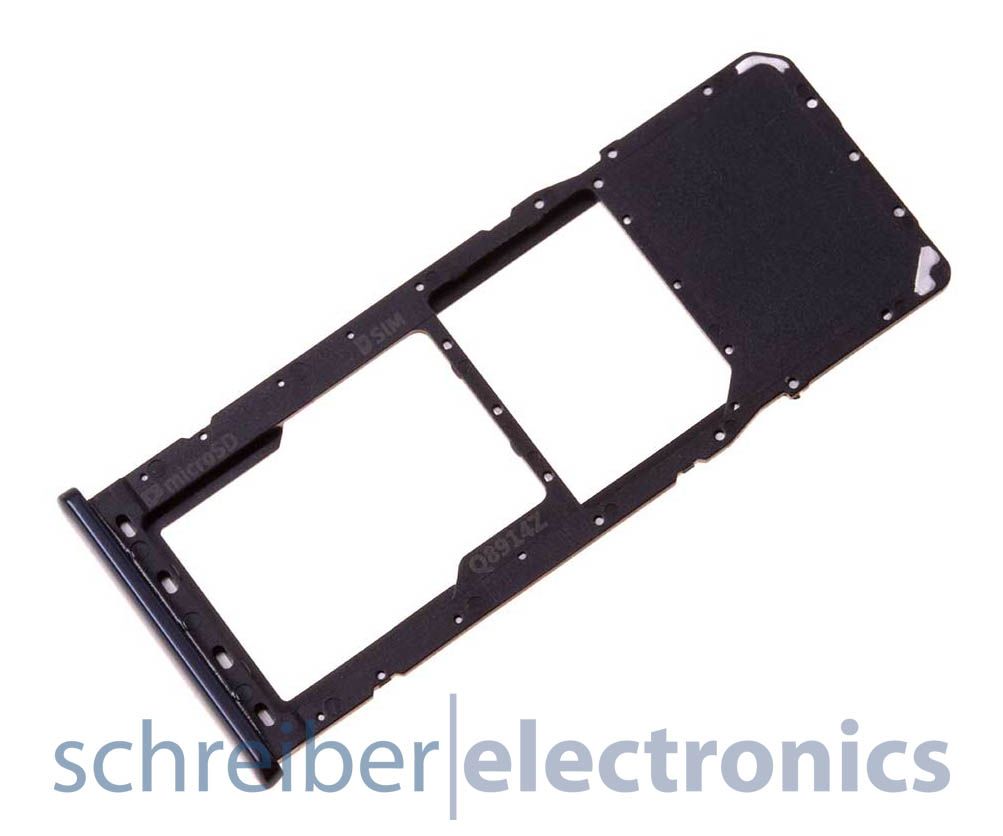 Samsung A750 Galaxy A7 (2018) Sim Karten + Speicherkarten Halter Dous schwarz