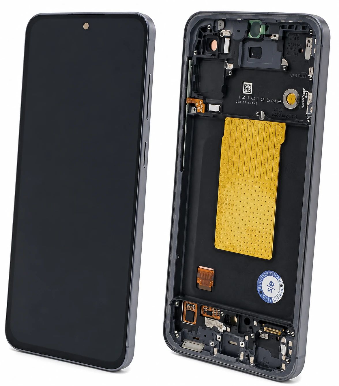 Samsung A566B Galaxy A56 Display mit Rahmen grahite