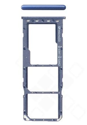 Samsung M205 Galaxy M20 Sim Karten / SD Speicherkarten Halter blau