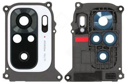 Xiaomi Redmi Note 10S Kamera Scheibe mit Blende pebble white (weiß)