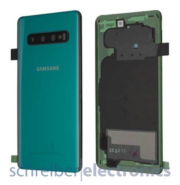 Samsung G973 Galaxy S10 Akkudeckel (Rückseite) Prism grün