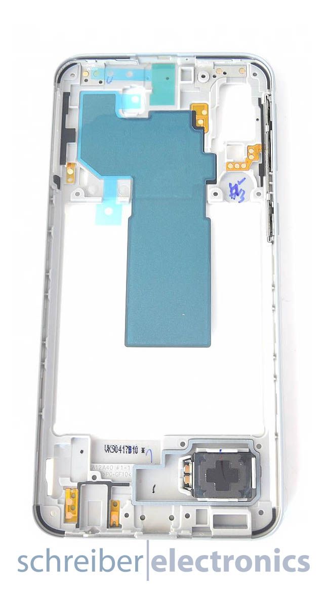 Samsung A405 Galaxy A40 Mittelgehäuse (Rahmen) weiss