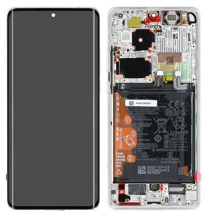 Huawei P50 Pro Display mit Touchscreen weiß