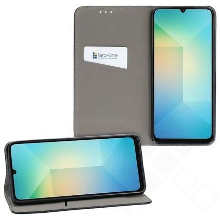 Klapp-Tasche Klassik (Book Style) Samsung Galaxy A06 schwarz - Schutzhülle