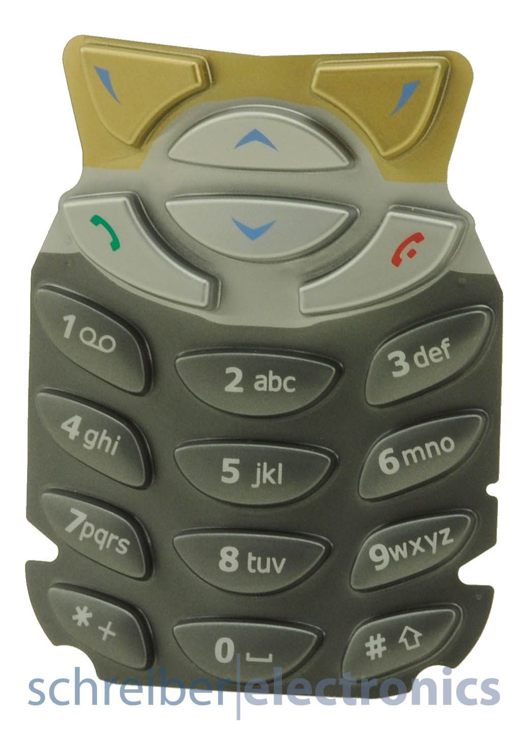 Original Nokia 6310 - 6310i Tastatur gold