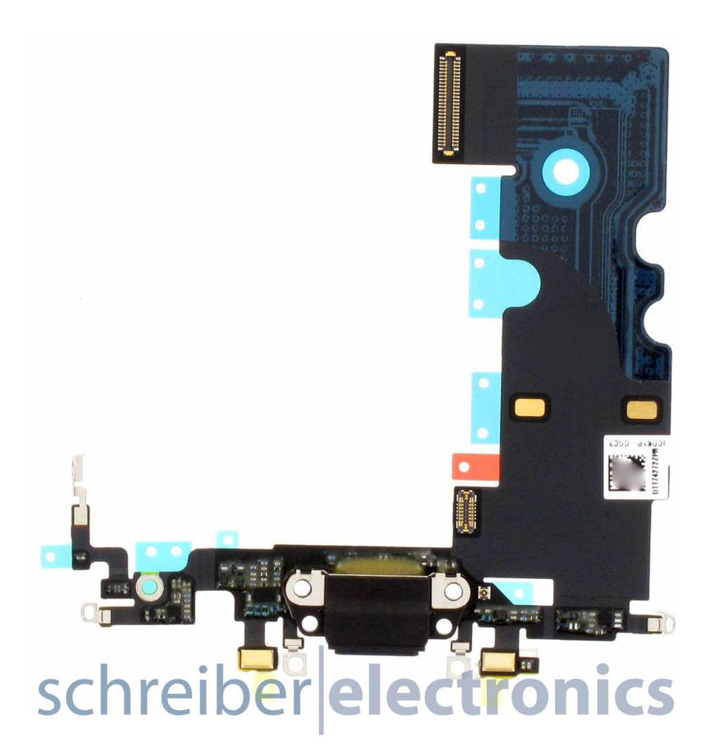 Apple iPhone 8 / SE 2020 Lightning / Audio Connector Anschluss schwarz