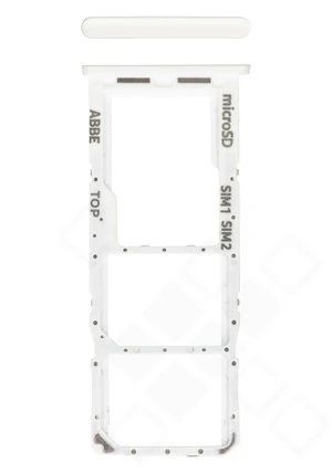 Samsung A225 Galaxy A22 4G Sim / SD Karten Halter (Halterung) weiß