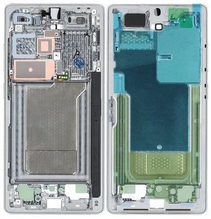 Samsung Galaxy S25 Ultra Display Rahmen (Gehäuse) weiss