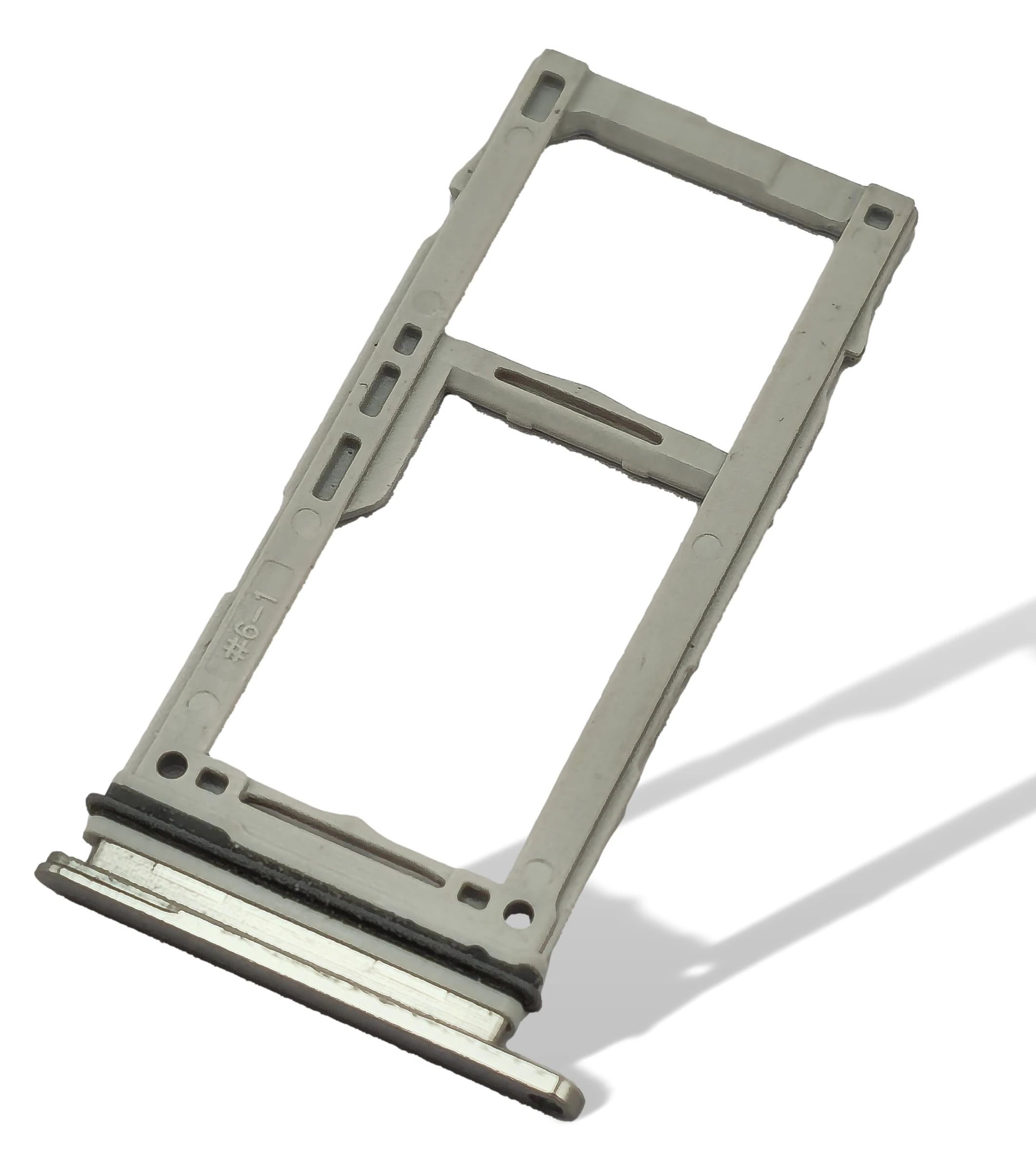 Samsung G973 Galaxy S10 Sim Karten / Speicherkarten Halter Prism weiß