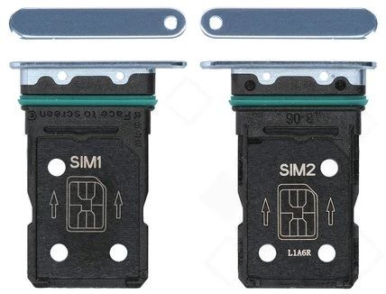 Oppo Reno4 Pro 5G Sim / SD Karten Halter (Halterung) blau