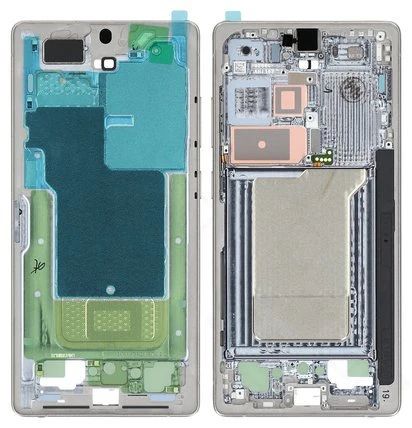 Samsung Galaxy S25 Ultra Display Rahmen (Gehäuse) grau