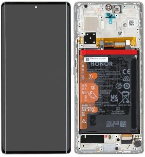 Honor 70 Display mit Touchscreen silber (crystal silver)