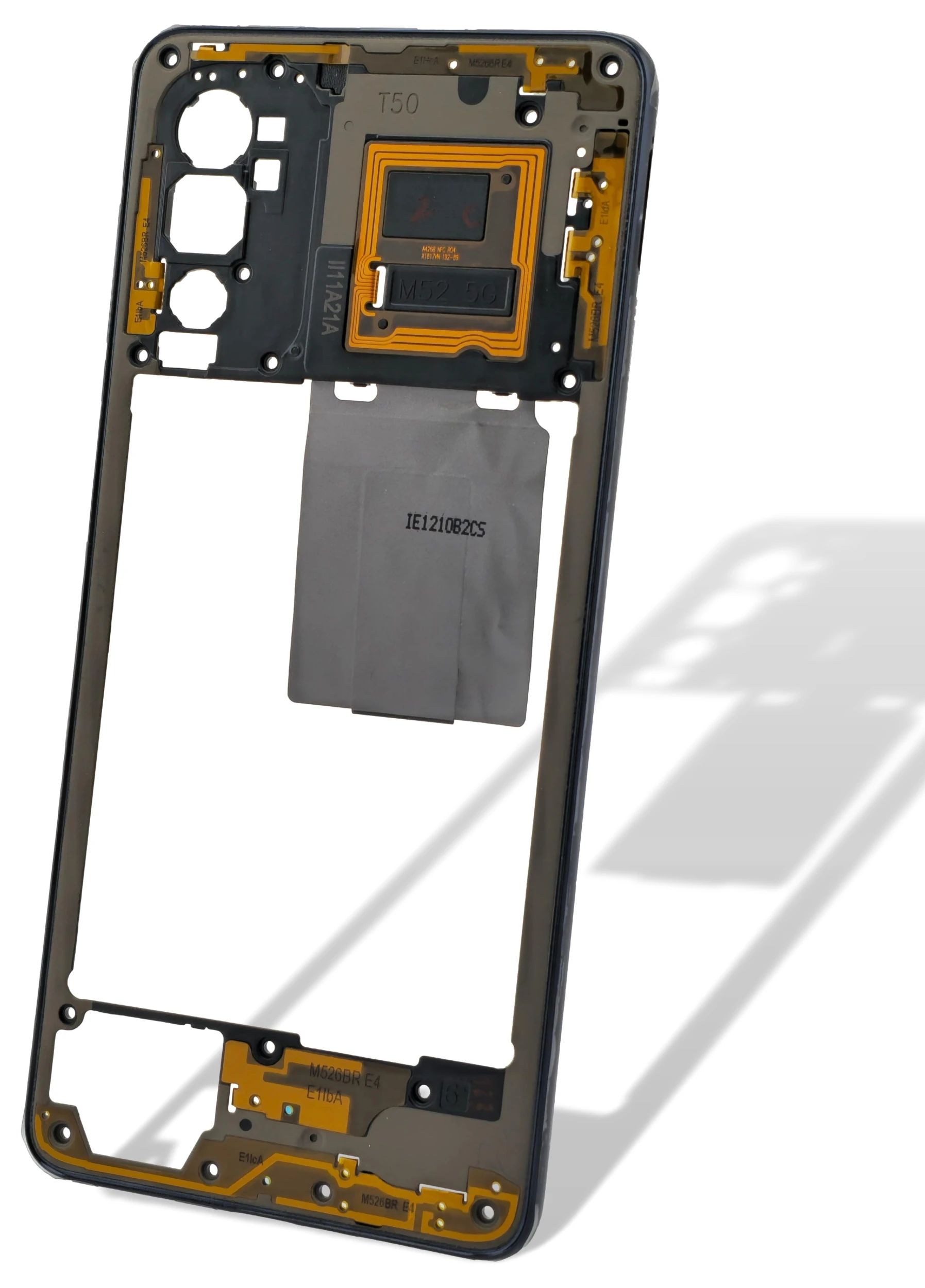 Samsung M526 Galaxy M52 Mittel Gehäuse (Rahmen) schwarz