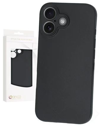 Silikon / TPU Hülle Apple iPhone 17 in candy schwarz - Schutzhülle