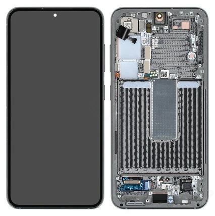 Samsung S911B Galaxy S23 Display mit Touchscreen green