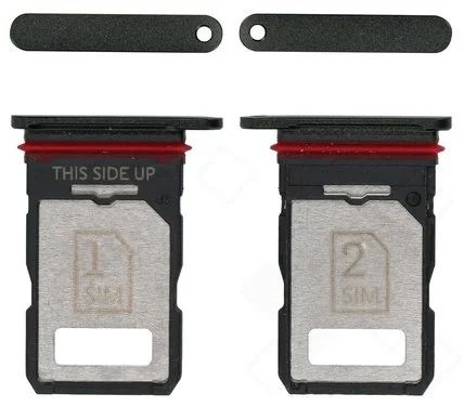 Motorola Edge 50 Ultra Sim Karten Halter (Halterung) grau
