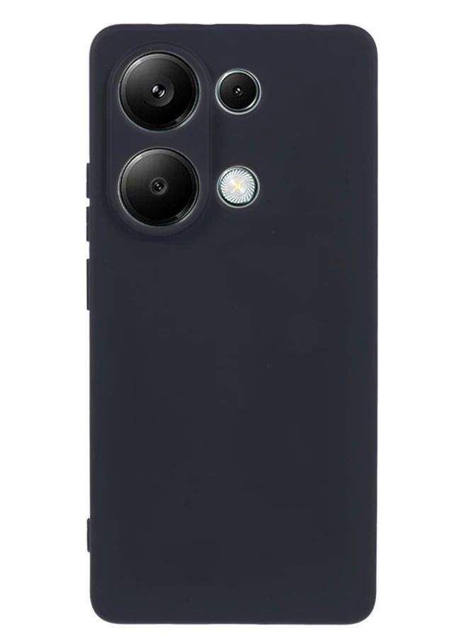 Silikon / TPU Hülle Xiaomi Poco X6 5G in candy schwarz - Schutzhülle