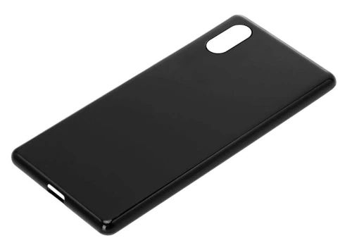 Silikon / TPU Hülle Xiaomi Redmi 9a in candy schwarz - Schutzhülle