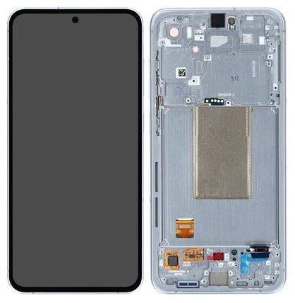 Samsung Galaxy S24 FE Display mit Touchscreen silber