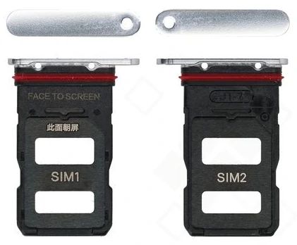 Xiaomi Mi 11 Ultra Sim Karten Halter (Halterung) weiß