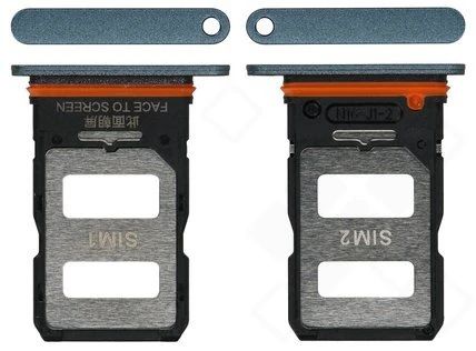 Xiaomi Poco X6 5G Sim Karten Halter (Halterung) blau