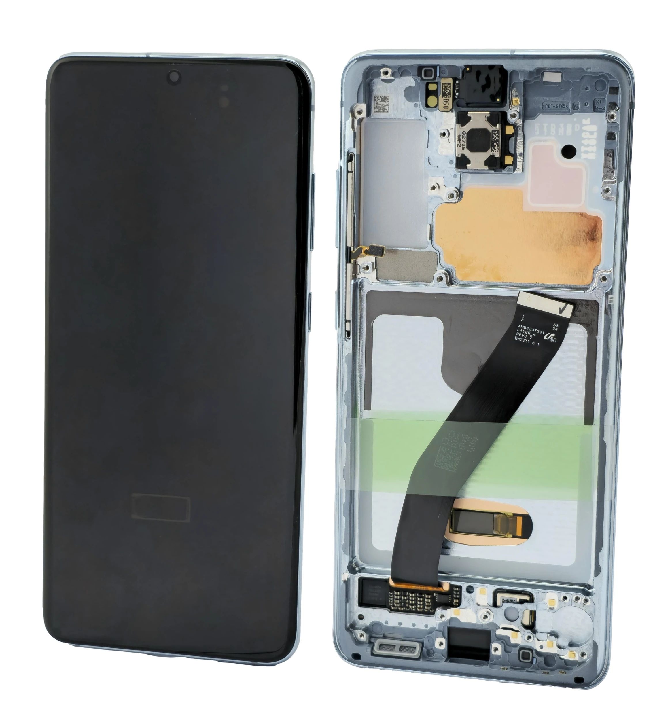 Samsung G980 Galaxy S20 Display mit Touchscreen blau