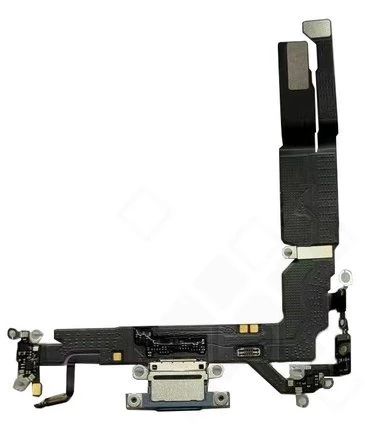 Apple iPhone 17 USB Typ C Anschluss (Ladebuchse) nebel blau