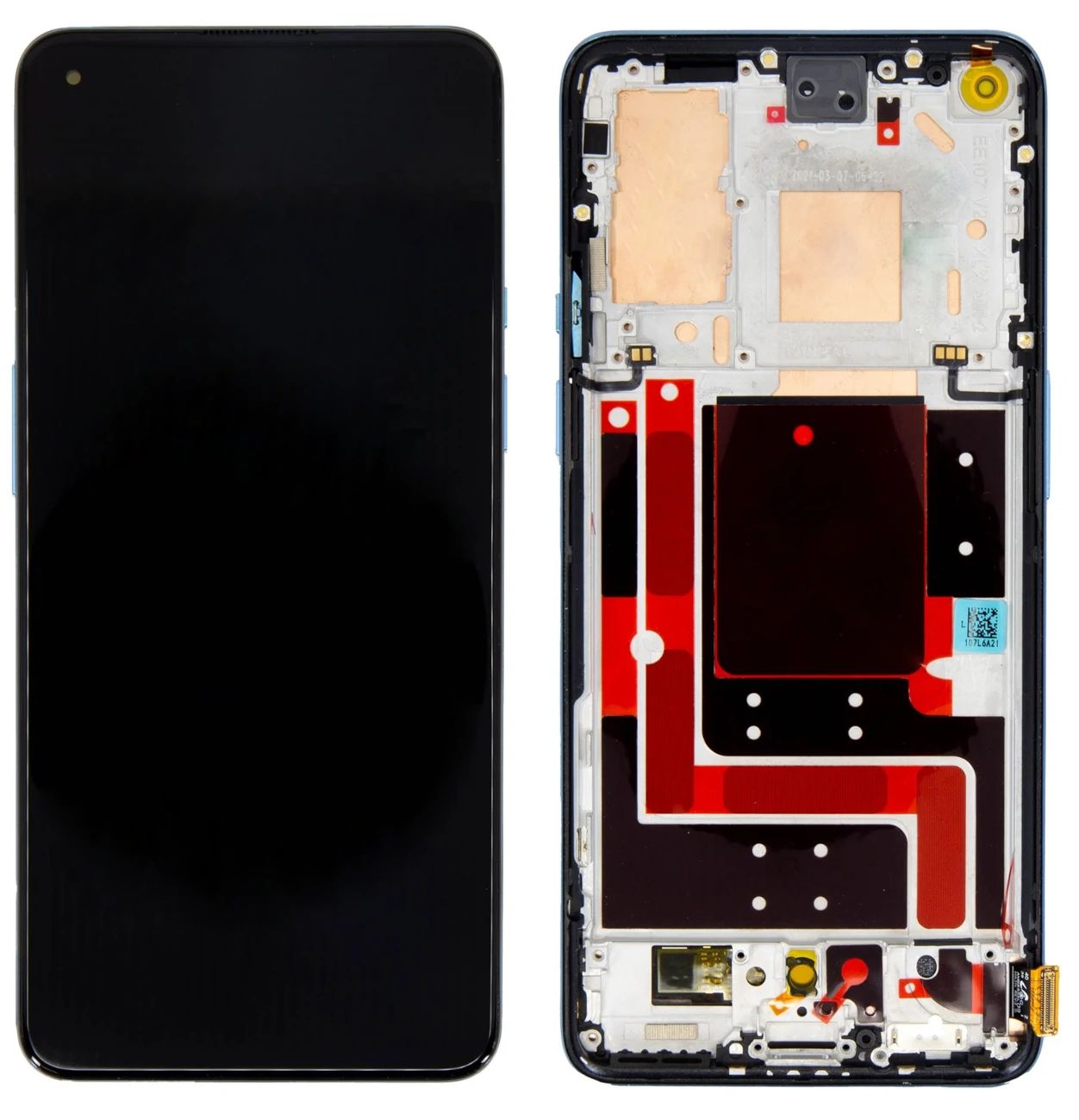 Oneplus 9 Display mit Touchscreen blau LE2117