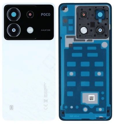 Xiaomi Poco X6 5G Akkudeckel (Rückseite) weiss