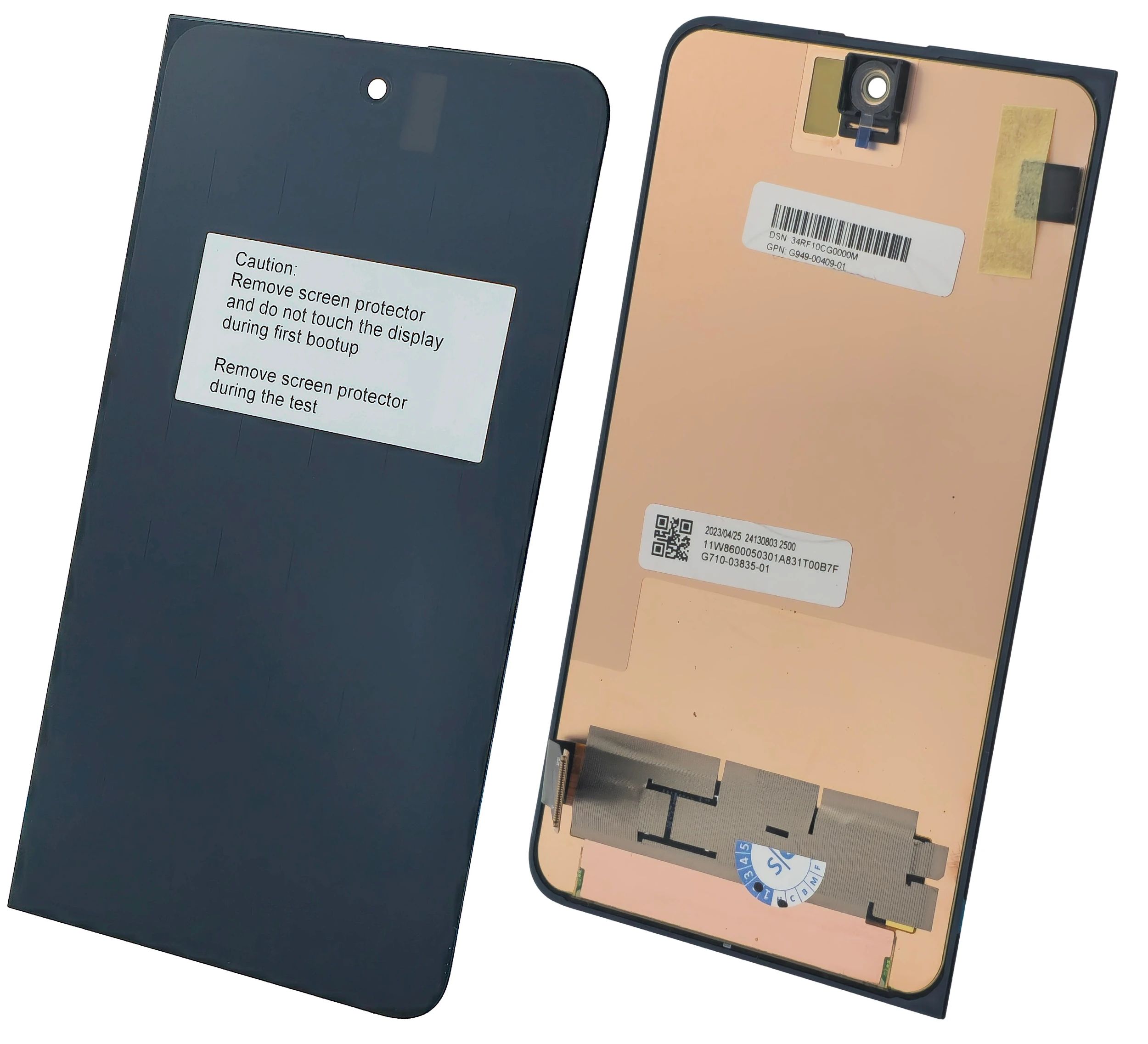 Google Pixel Fold Display mit Touchscreen Außen Display