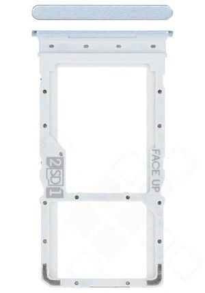 Motorola Moto G53 5G Sim / SD Karten Halter (Halterung) silber