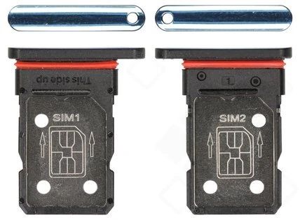 Oneplus 9 Sim Karten Halter (Halterung) blau LE2117