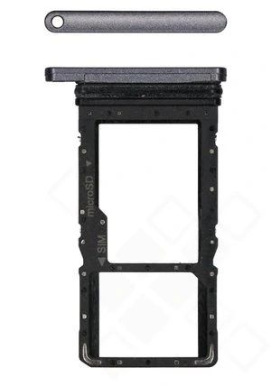 Samsung T505 Galaxy Tab A7 Sim / SD Karten Halter (Halterung) grau