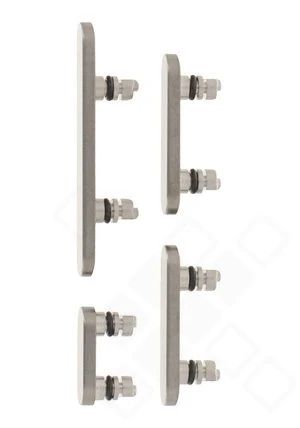 Apple iPhone 16 Pro / Plus Seitentasten Set titan natur