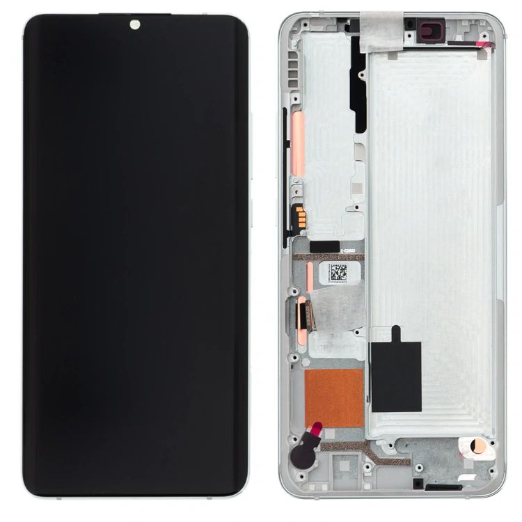 Xiaomi Mi Note 10 / Pro Display mit Touchscreen weiß (glacier white)