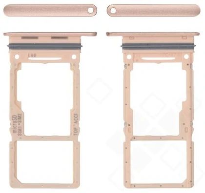 Samsung A336 Galaxy A33 Sim / SD Karten Halter (Halterung) peach