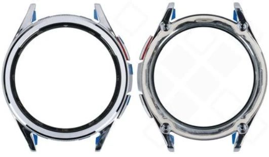 Samsung Galaxy Watch 6 classic 43mm Front Gehäuse (Rahmen) silber R950 R955