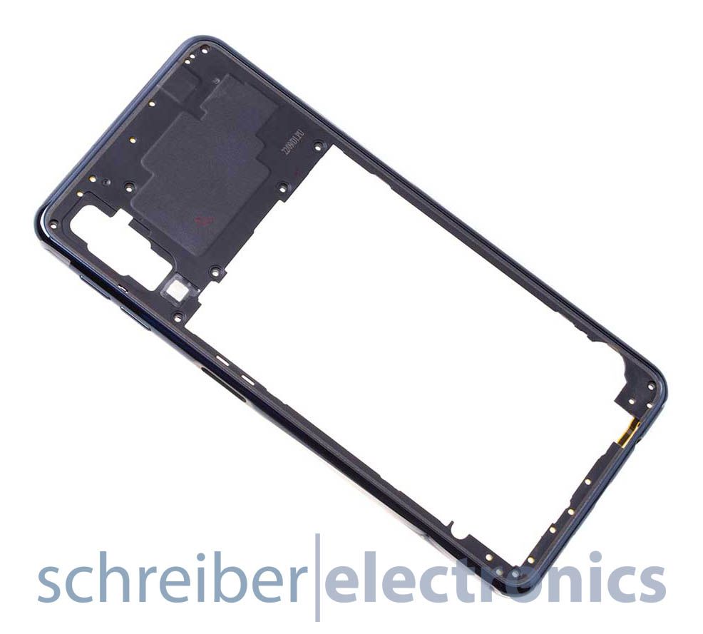 Samsung A750 Galaxy A7 (2018) Mittelgehäuse schwarz